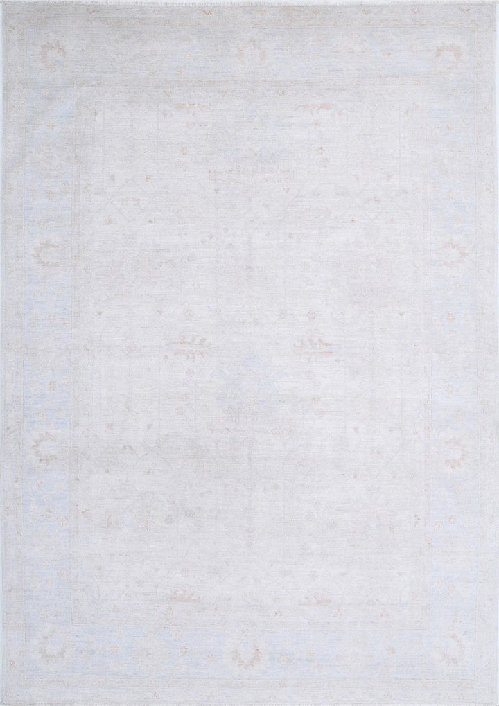 Afghan Oushak Rug 8' 5" x 11' 10" Hand-Knotted | No. AT81447