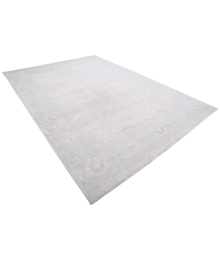 Afghan Oushak Rug 8' 5" x 11' 10" Hand-Knotted | No. AT81447