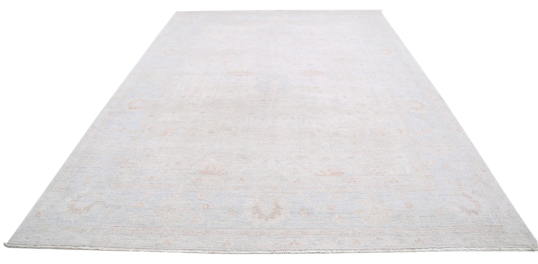 Afghan Oushak Rug 8' 5" x 11' 10" Hand-Knotted | No. AT81447