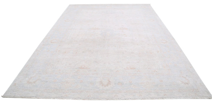 Afghan Oushak Rug 8' 5" x 11' 10" Hand-Knotted | No. AT81447