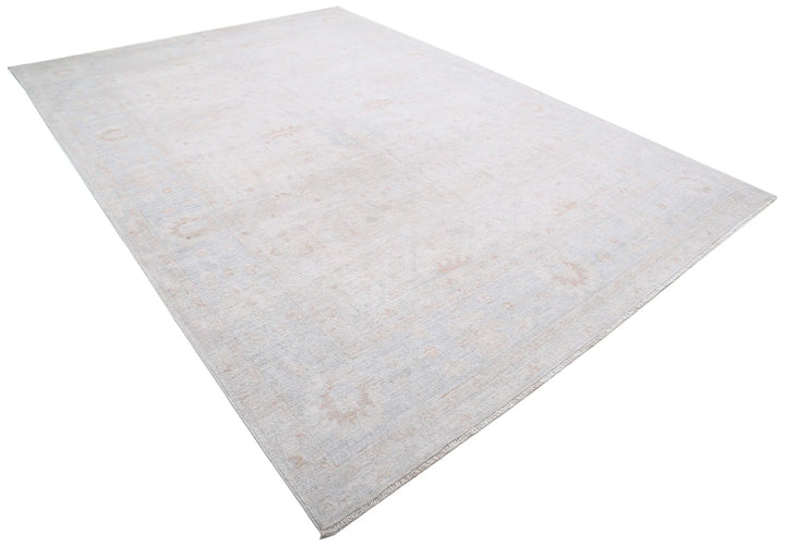 Afghan Oushak Rug 8' 5" x 11' 10" Hand-Knotted | No. AT81447