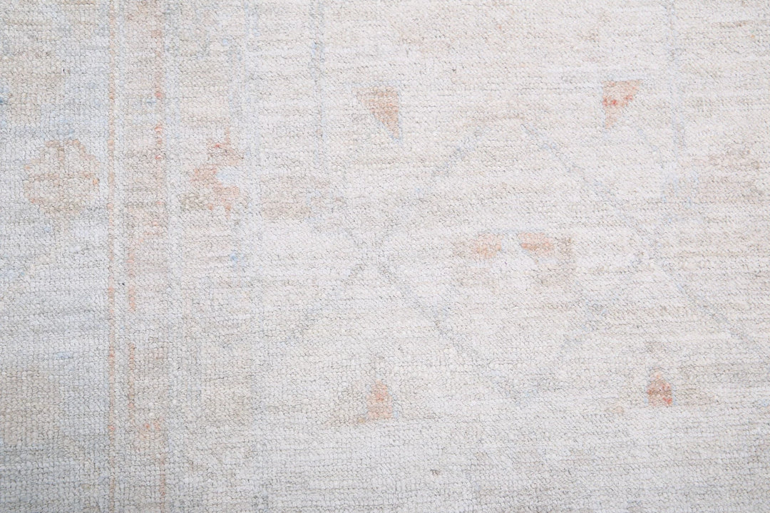 Afghan Oushak Rug 8' 5" x 11' 10" Hand-Knotted | No. AT81447
