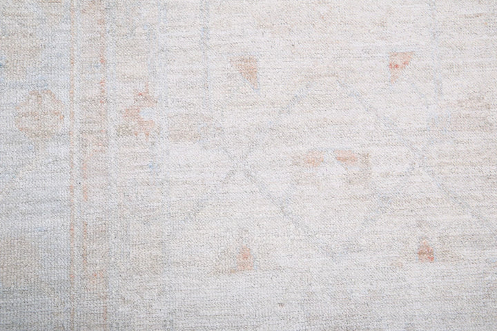 Afghan Oushak Rug 8' 5" x 11' 10" Hand-Knotted | No. AT81447