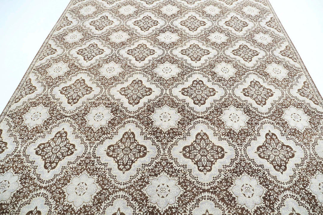 Afghan Oriental Rug 7' 11" x 10' 0" Hand-Knotted | No. AT81482