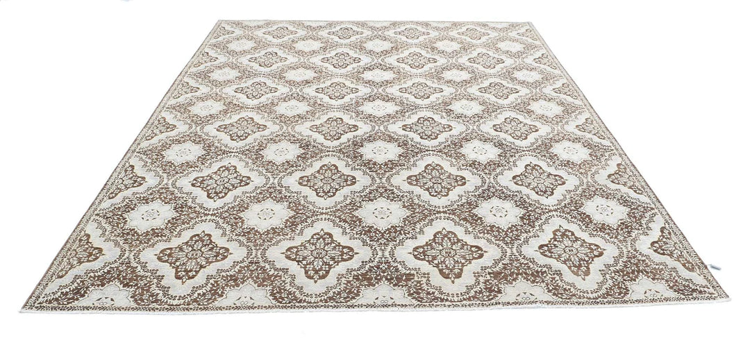 Afghan Oriental Rug 7' 11" x 10' 0" Hand-Knotted | No. AT81482