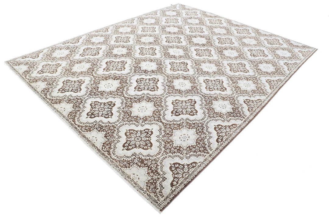 Afghan Oriental Rug 7' 11" x 10' 0" Hand-Knotted | No. AT81482