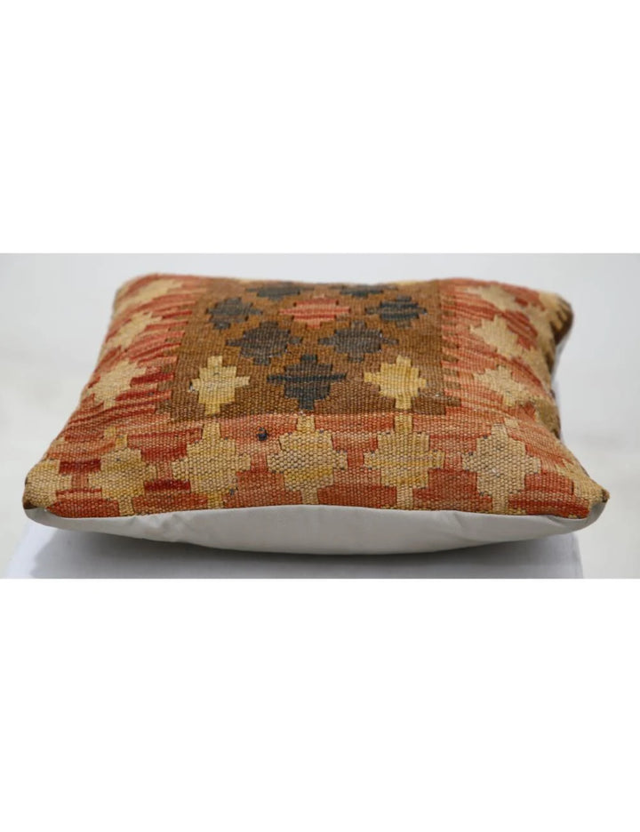 Multicolor Afghan Tribal Rug Flat-weave | No. AT81514