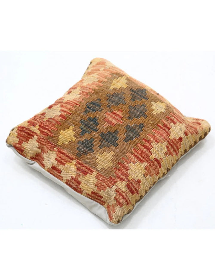 Multicolor Afghan Tribal Rug Flat-weave | No. AT81514