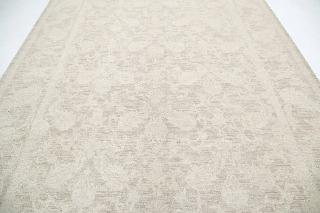 Afghan Serenity Rug 9' 0" x 11' 8" Hand-Knotted | No. AT81546
