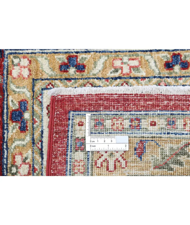 Afghan Bakhtiari Rug 6' 10" x 9' 7" Hand-Knotted | No. AT81720