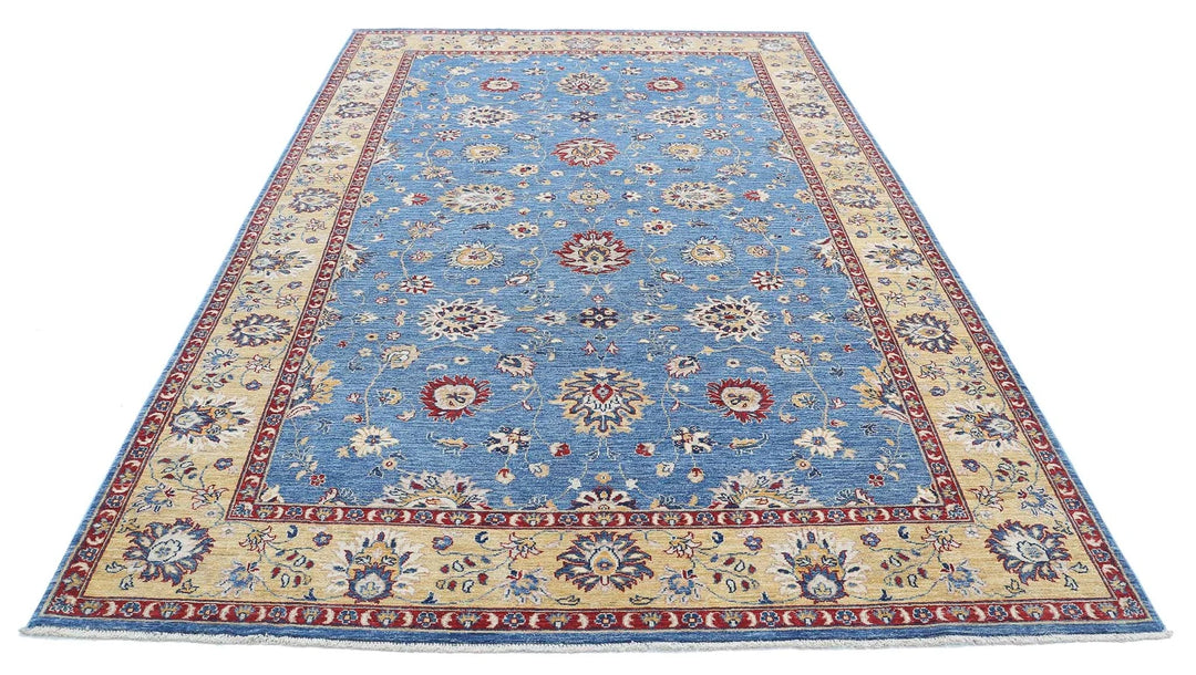 Afghan Ziegler Farhan Rug 6' 7" x 10' 2" Hand-Knotted | No. AT81754