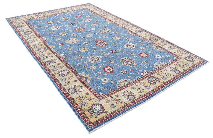 Afghan Ziegler Farhan Rug 6' 7" x 10' 2" Hand-Knotted | No. AT81754
