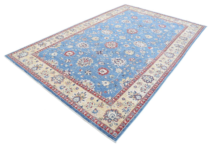 Afghan Ziegler Farhan Rug 6' 7" x 10' 2" Hand-Knotted | No. AT81754