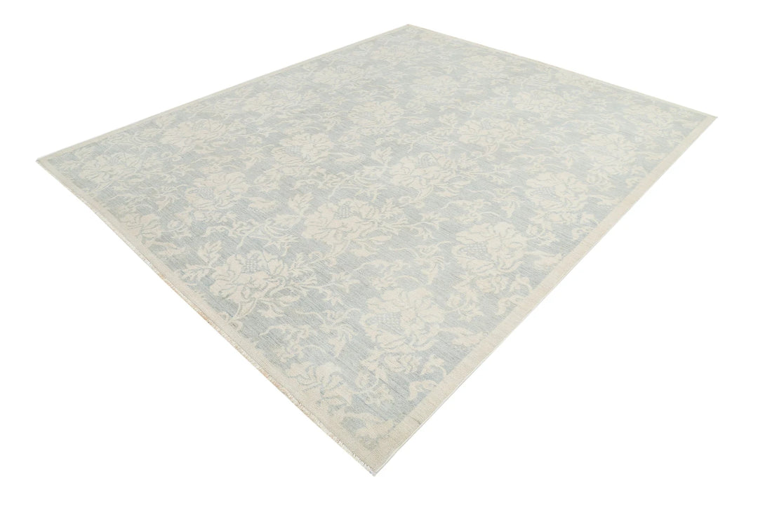 Afghan Oriental Rug 8' 1" x 9' 9" Hand-Knotted | No. AT81805