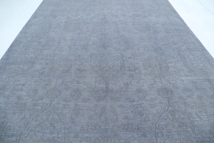 Afghan Overdye Rug 9' 9" x 13' 5" Hand-Knotted | No. AT81894