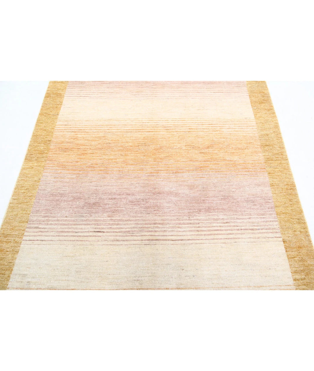 Afghan Modcar Rug 4' 7" x 6' 4" Hand-Knotted | No. AT81971