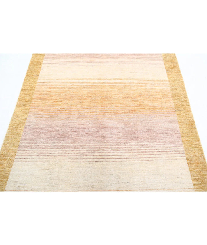 Afghan Modcar Rug 4' 7" x 6' 4" Hand-Knotted | No. AT81971