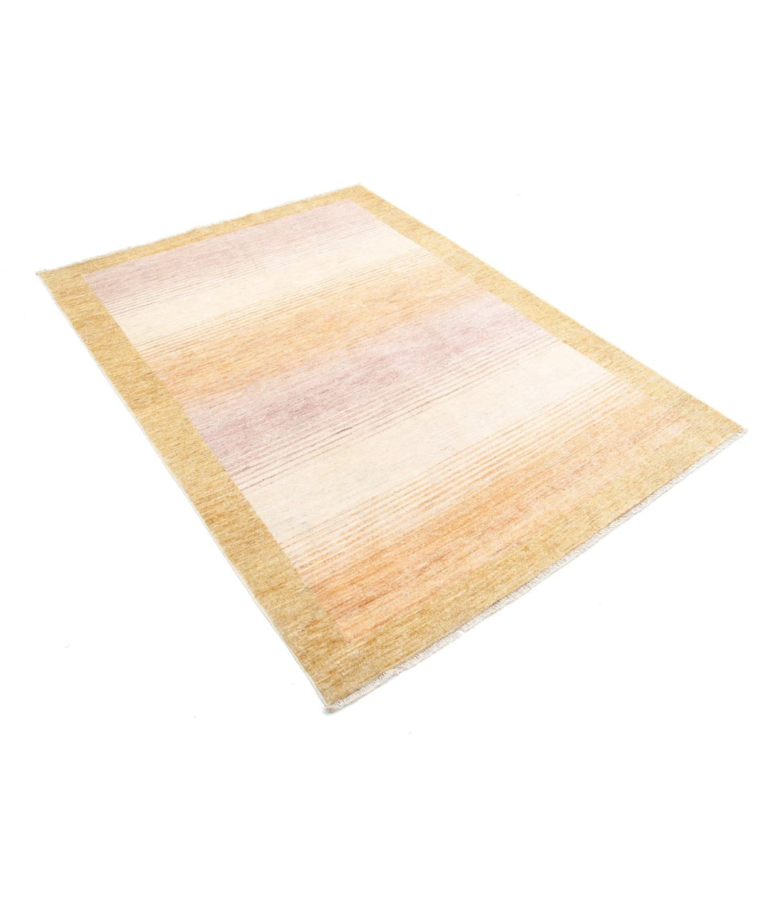 Afghan Modcar Rug 4' 7" x 6' 4" Hand-Knotted | No. AT81971