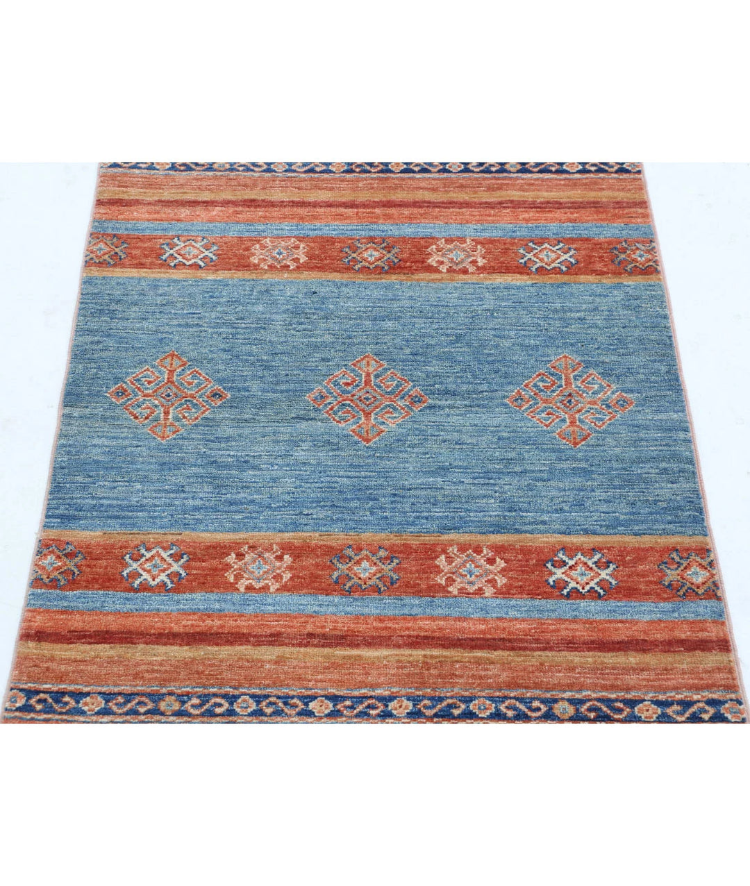 Afghan Khurjeen Rug 2' 7" x 3' 11" Hand-Knotted | No. AT81989