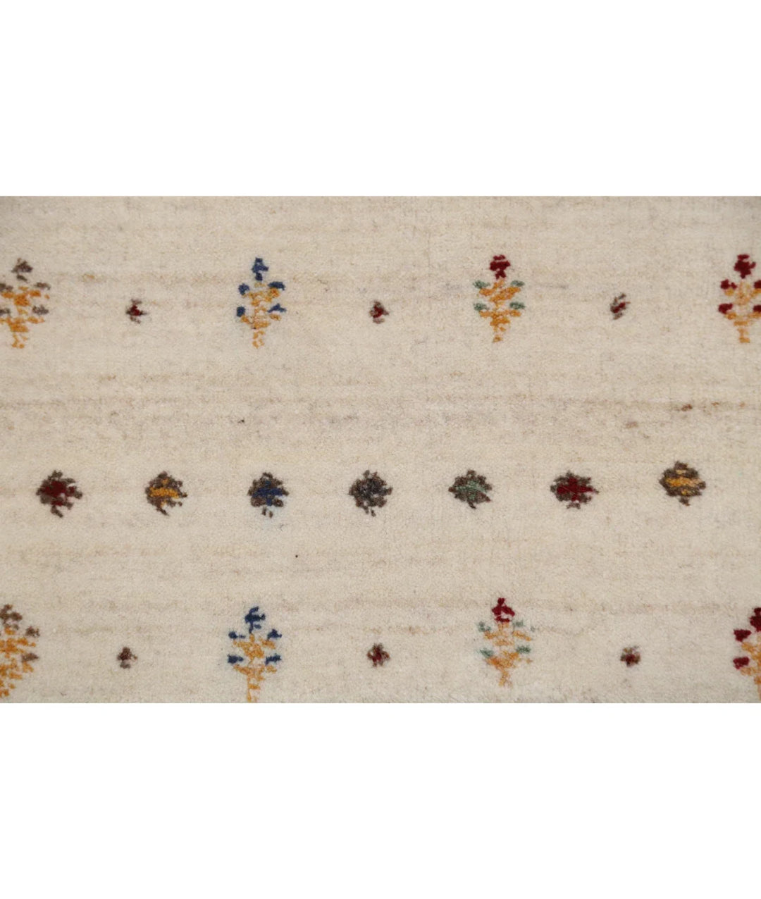Ivory Indian Lori Rug 5' 8" x 7' 7" Hand-Knotted | No. AT82113