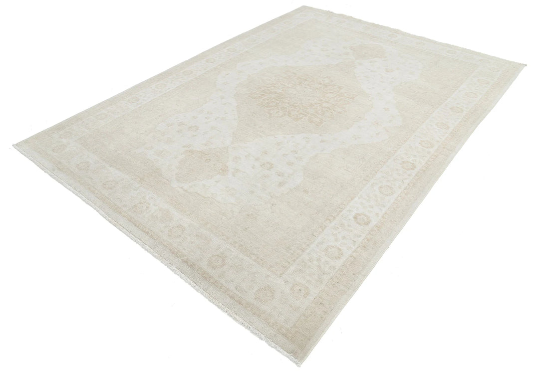 Afghan Ariana Haji Jalili Rug 6' 6" x 9' 6" Hand-Knotted | No. AT82189