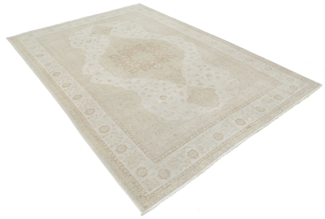 Afghan Ariana Haji Jalili Rug 6' 6" x 9' 6" Hand-Knotted | No. AT82189