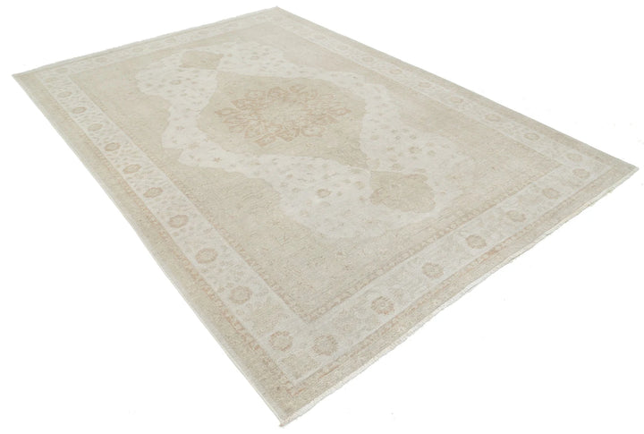 Afghan Ariana Haji Jalili Rug 6' 6" x 9' 6" Hand-Knotted | No. AT82189
