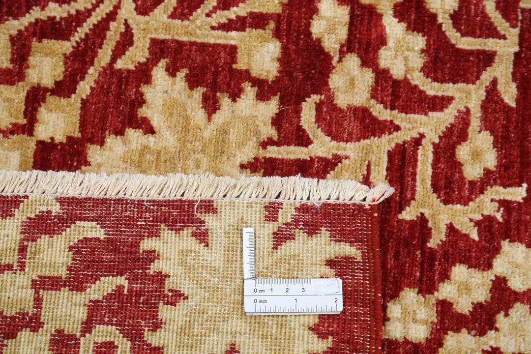 Afghan Oriental Rug 6' 7" x 9' 5" Hand-Knotted | No. AT82230