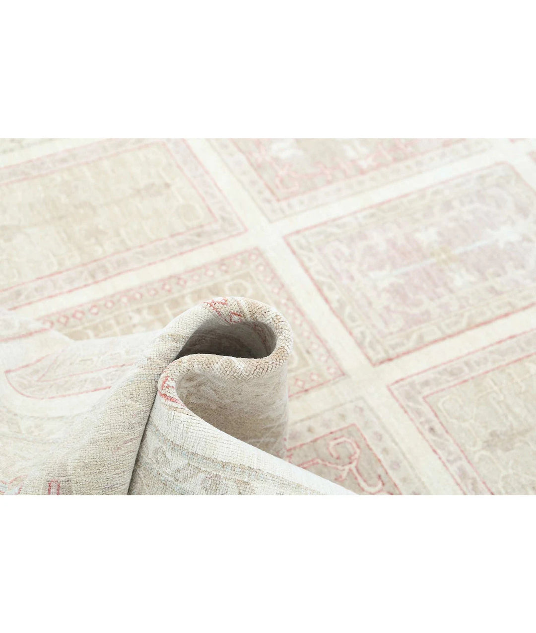 Afghan Bakhtiari Rug 6' 7" x 9' 8" Hand-Knotted | No. AT82282
