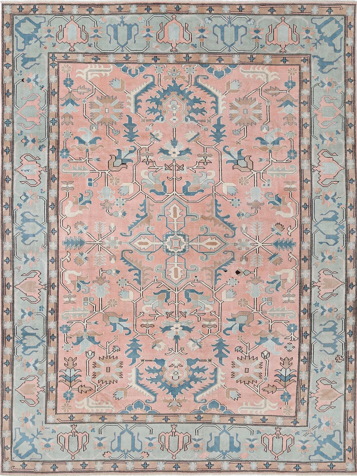Turkish Vintage Rug 8' 9" x 11' 6" Hand-Knotted | No. AT82305