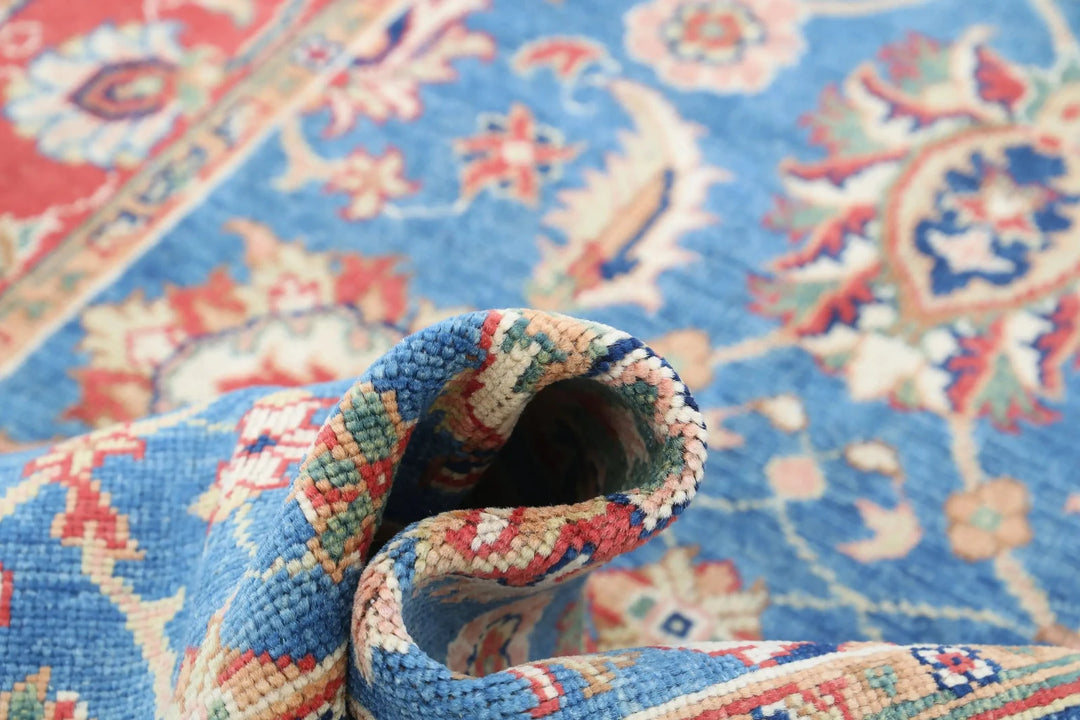 Afghan Ziegler Rug 4' 1" x 6' 3" Hand-Knotted | No. AT82362