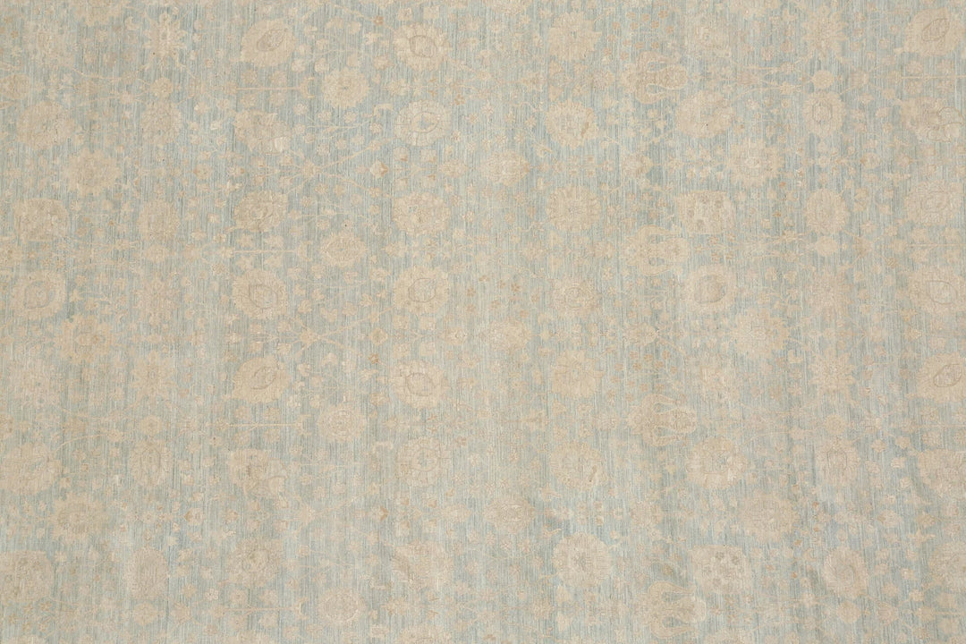 Afghan Tabriz Rug 26' 6" x 40' 4" Hand-Knotted | No. AT82438