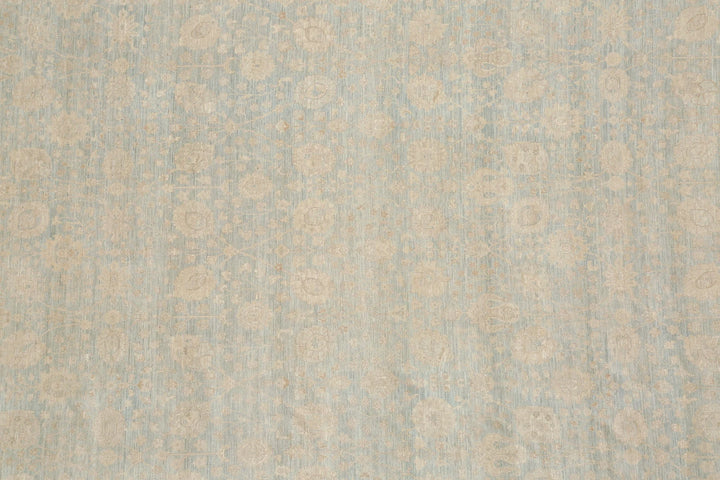 Afghan Tabriz Rug 26' 6" x 40' 4" Hand-Knotted | No. AT82438