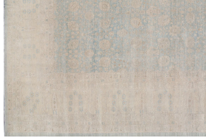 Afghan Tabriz Rug 26' 6" x 40' 4" Hand-Knotted | No. AT82438