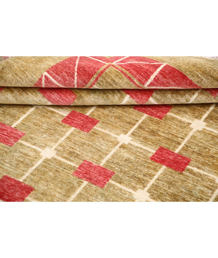 Afghan Modcar Rug 5'8" x 8'11" Hand-Knotted | No. AT82439