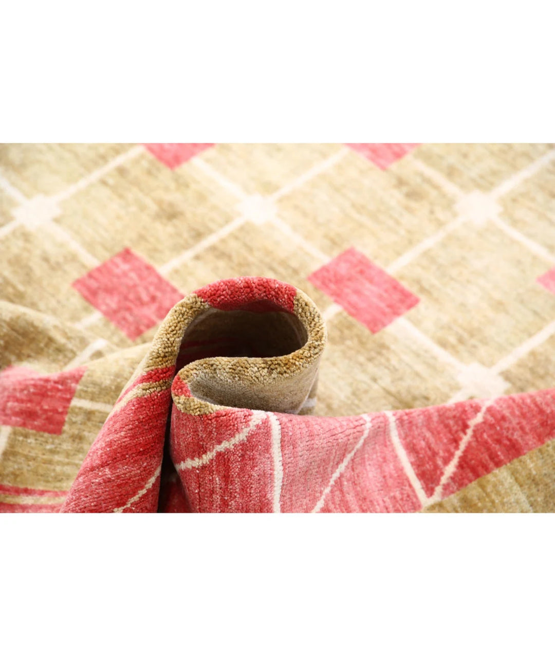 Afghan Modcar Rug 5'8" x 8'11" Hand-Knotted | No. AT82439