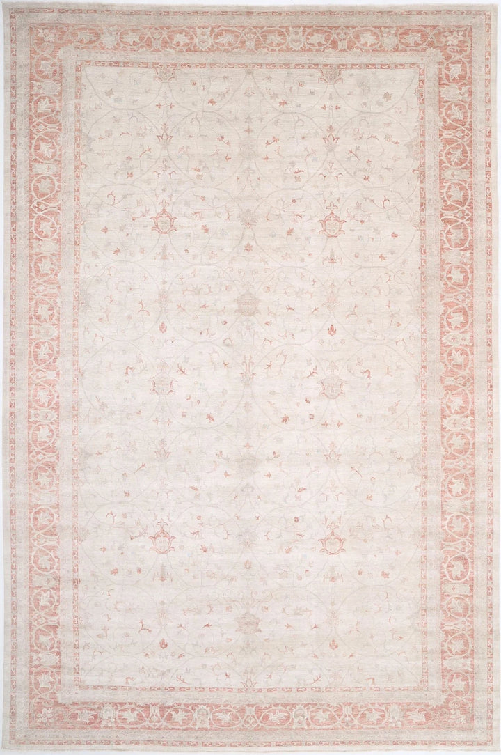Afghan Serenity Rug 13' 2" x 19' 7" Hand-Knotted | No. AT82461