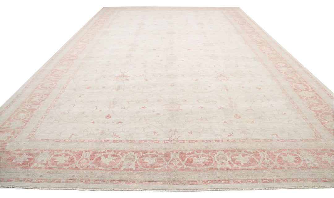 Afghan Serenity Rug 13' 2" x 19' 7" Hand-Knotted | No. AT82461