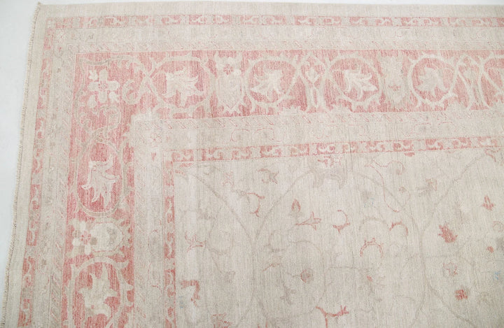 Afghan Serenity Rug 13' 2" x 19' 7" Hand-Knotted | No. AT82461