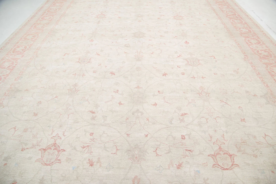 Afghan Serenity Rug 13' 2" x 19' 7" Hand-Knotted | No. AT82461
