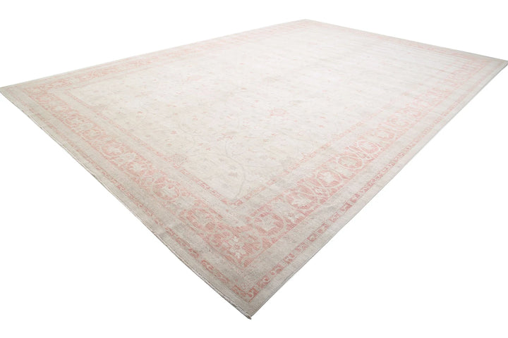 Afghan Serenity Rug 13' 2" x 19' 7" Hand-Knotted | No. AT82461