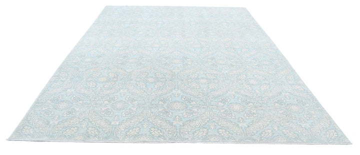 Teal Afghan Ariana Rug 8' 10" x 11' 5" Hand-Knotted | No. AT82611