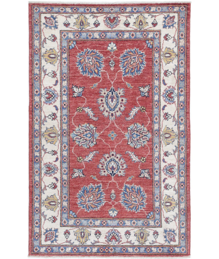 Afghan Ziegler Rug 2' 6" x 4' 0" Hand-Knotted | No. AT82717