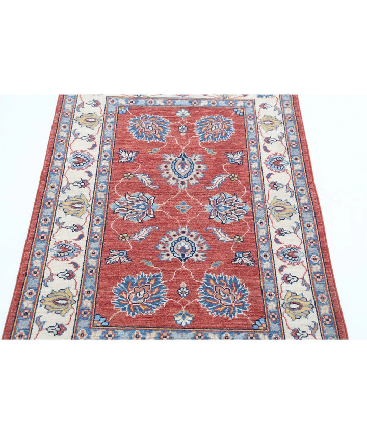 Afghan Ziegler Rug 2' 6" x 4' 0" Hand-Knotted | No. AT82717