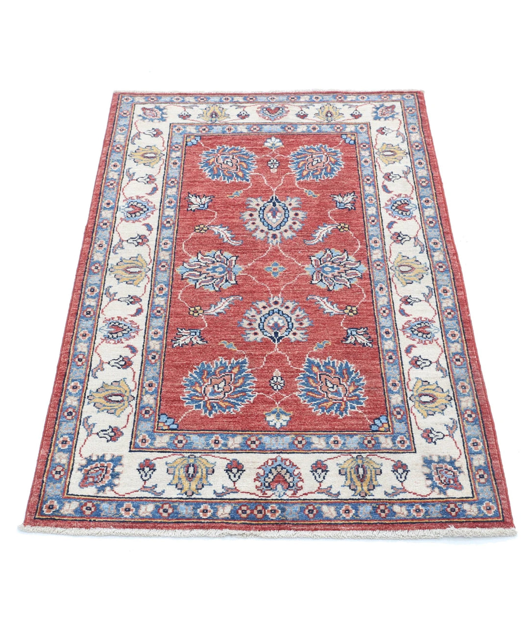 Afghan Ziegler Rug 2' 6" x 4' 0" Hand-Knotted | No. AT82717