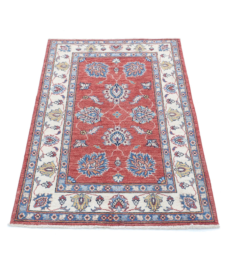 Afghan Ziegler Rug 2' 6" x 4' 0" Hand-Knotted | No. AT82717
