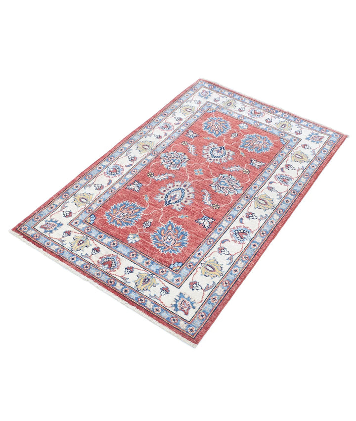 Afghan Ziegler Rug 2' 6" x 4' 0" Hand-Knotted | No. AT82717