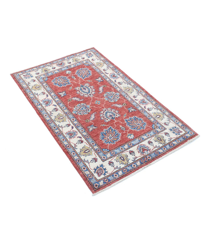 Afghan Ziegler Rug 2' 6" x 4' 0" Hand-Knotted | No. AT82717