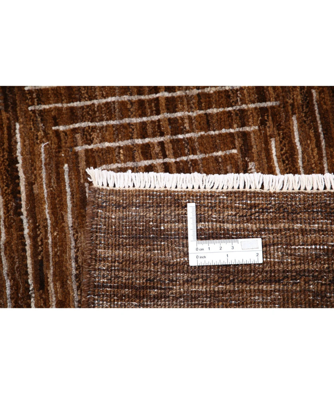 Afghan Modcar Rug 5' 2" x 6' 2" Hand-Knotted | No. AT82754