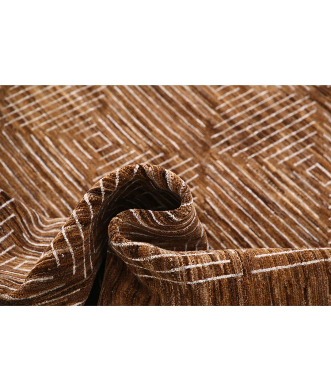 Afghan Modcar Rug 5' 2" x 6' 2" Hand-Knotted | No. AT82754
